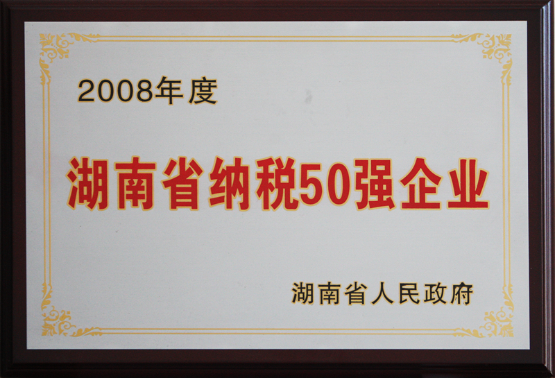 湖南省納稅50強企業(yè)